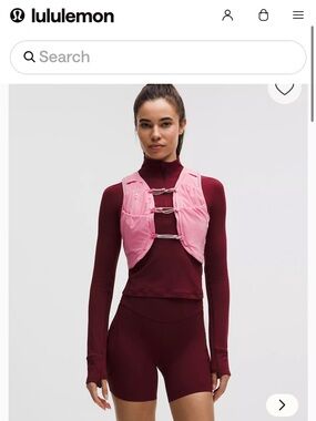 NWT lululemon fast and free running vest